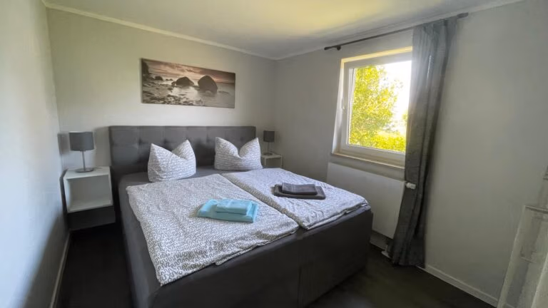 Ferienhaus Buschvitz Schlafzimmer